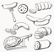 Meat elements set