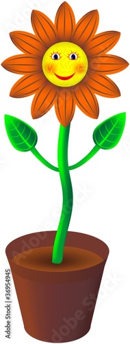 Animated Flower Pot