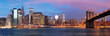 Manhattan over the river early morning