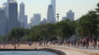 Path and City Skyline Path and City Skyline