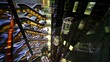 Sevral scalators run in multiple floors shopping center