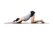 Photo: Chinese woman doing yoga. Chinese woman doing yoga.