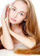 woman with long hair