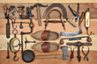 nombreux outils du passé