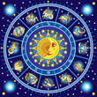 Horoscope circle