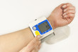 Checking blood pressure