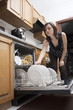 Woman doing dishes Woman doing dishes