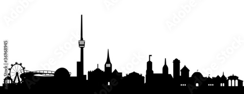 Vektor: Stuttgarter Skyline Stuttgarter Skyline