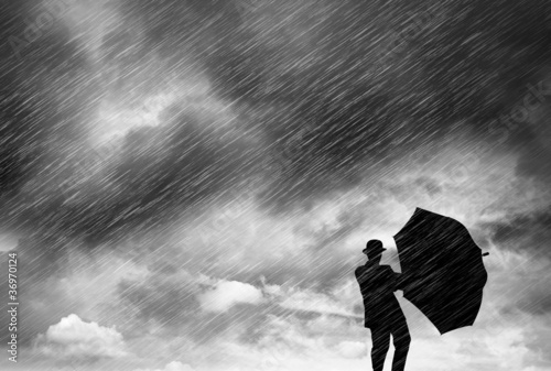 Photo : wind and rain wind and rain