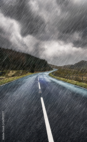 Photo: driving rain driving rain