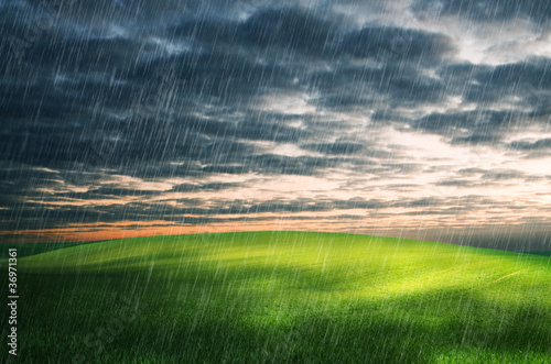 Photo: sun and rain sun and rain