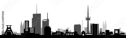 Vector: Essen Skyline Essen Skyline