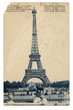 Eiffel Tower - vintage postcard Eiffel Tower - vintage postcard