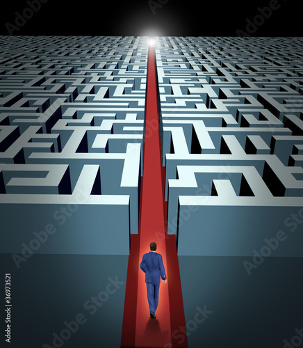 Illustration: Leadership and business vision Leadership and business vision