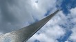 Epic monument with rocket on top