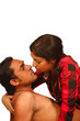 Photo of young caucasian couple (lovers)