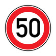 Verkehrsschild - 274 Höchstgeschwindigkeit