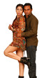 Portrait of a Indian couple standing .