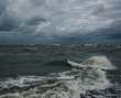 Stormy sky over a sea Stormy sky over a sea