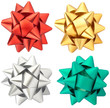 Bow collection isolated, clipping path included