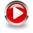 Illustration: red play button red play button