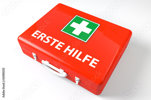 Illustration: erste hilfe kasten erste hilfe kasten