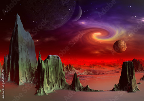 Illustration: Andara Alien Planet part 1 Andara Alien Planet part 1