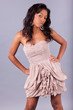Young beautiful African Amercian woman with hand on hips Young beautiful African Amercian woman with hand on hips
