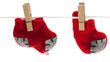 chaussons rouges guirlande Noël