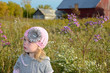 girl with knitted cap