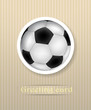 Football postcard vector illustration Football postcard vector illustration
