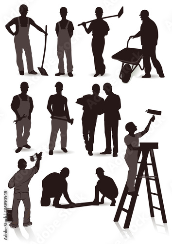 Vector: 12 Handwerker, 12 Handwerker,