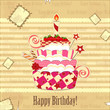 big strawberry birthday cake