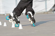 Inline-Kunstläuferin