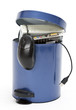 trashcan with electronic waste