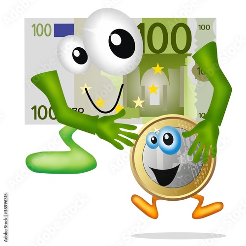 Illustration: euro in lenta crescita euro in lenta crescita
