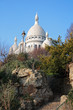 Paris - Le sacré cœur vu du square Louise Michel
