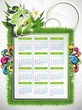 Vector calendar design 2012 with nature design