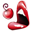 Glossy Lips and Cherry