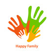 Vector: happy-family happy-family