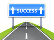 road to success