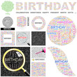 BIRTHDAY concept illustration. GREAT COLLECTION.