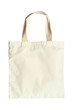 Fabric bag isolated on white background