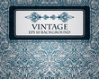vector abstract seamless floral pattern, vintage