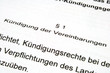 Kündigung