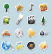 Sticker icons for entertainment Sticker icons for entertainment