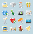 Sticker icons for entertainment