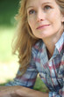 close-up of a woman