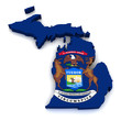 3D Map of Michigan
