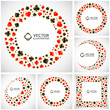 Vector gambling composition. Abstract illustration.